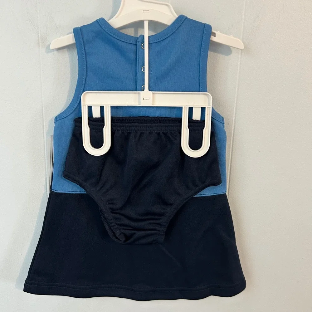 Infant Girls Tennessee Titans Cheerleader 2‎ Piece Set Dress Diaper Cover Outfit